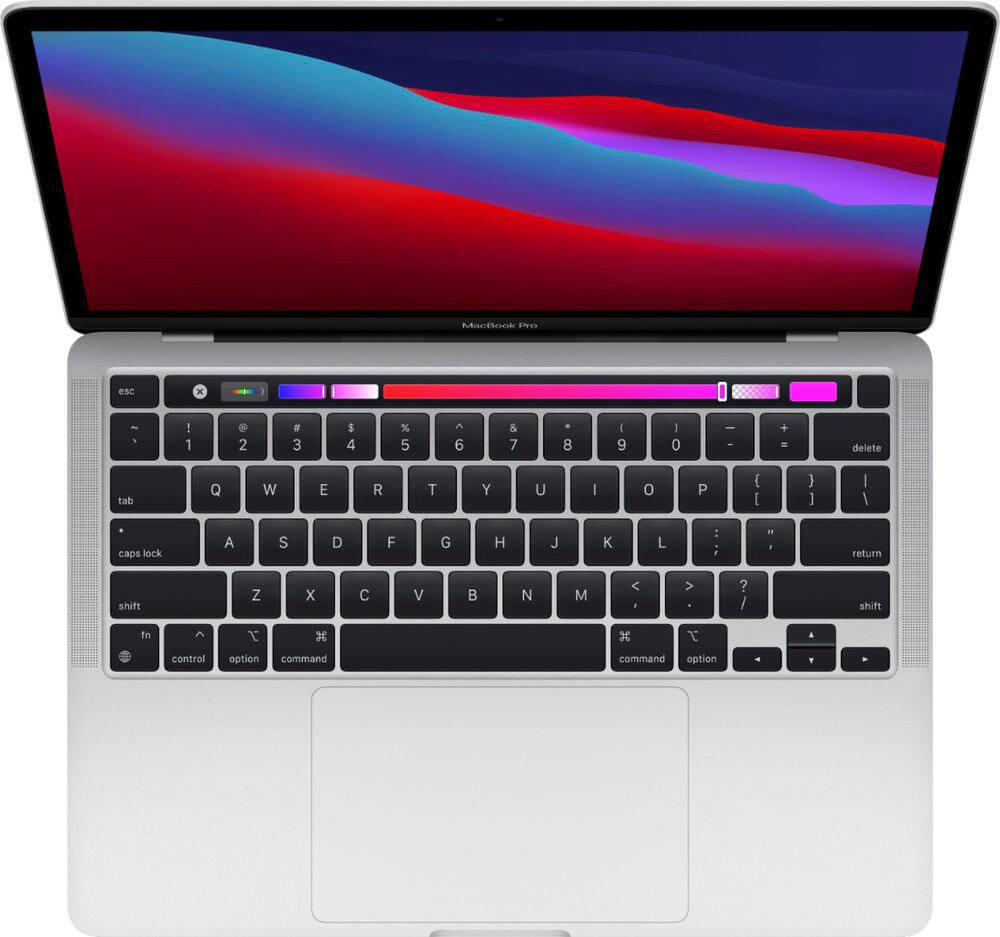 Alt View 11. Apple - Geek Squad Certified Refurbished MacBook Pro 13.3" Laptop - Apple M1 chip - 8GB Memory - 512GB SSD - Silver.
