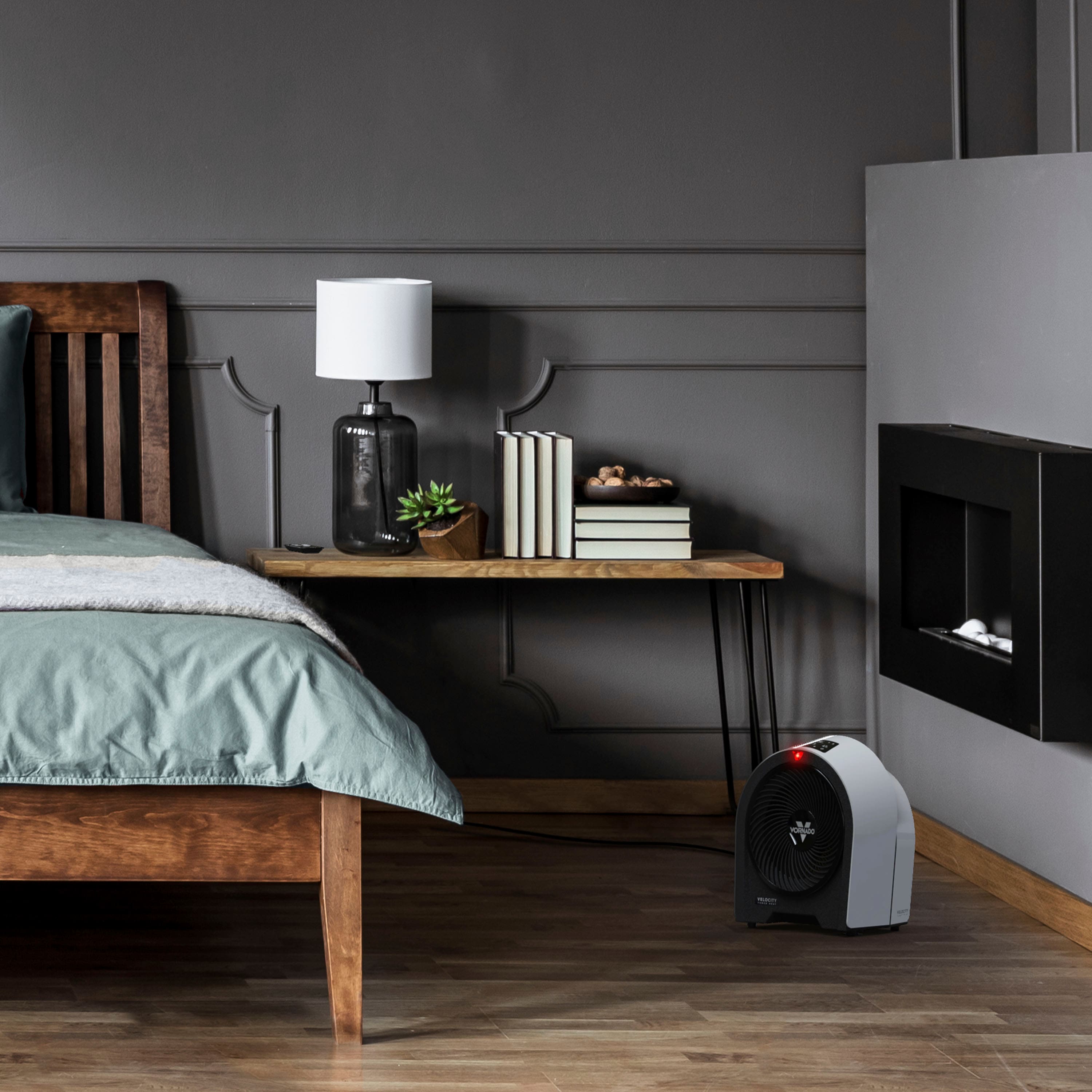 Alt View 11. Vornado - Velocity 5R Whole Room Portable Space Heater with Remote - White.