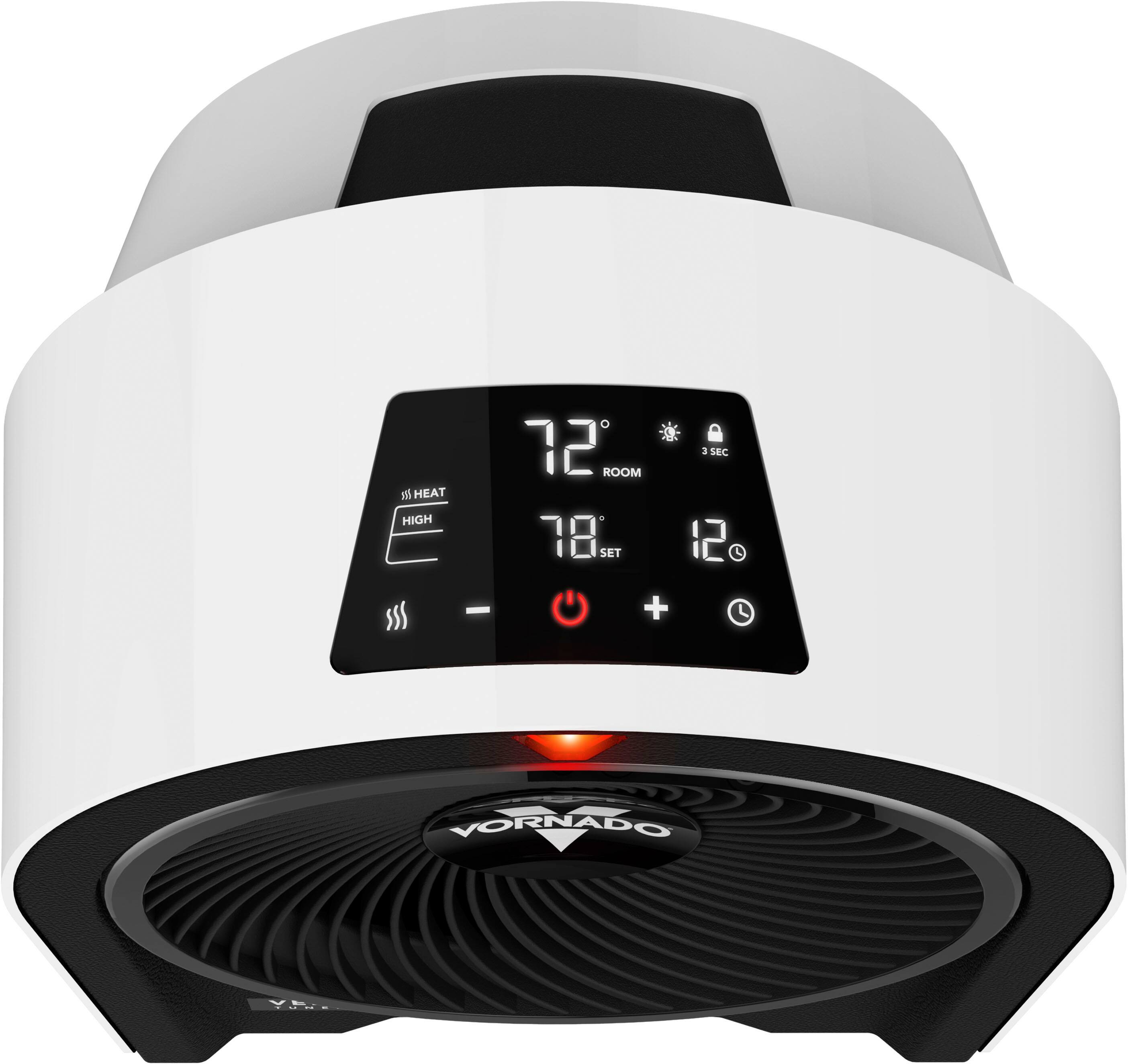 Alt View 12. Vornado - Velocity 5R Whole Room Portable Space Heater with Remote - White.