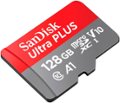 Alt View 12. SanDisk - Ultra PLUS 128GB microSDXC UHS-I Memory Card - Gray/Red.