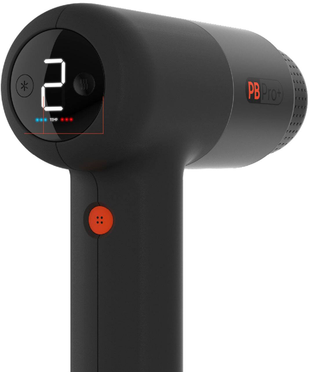 Alt View 14. Sharper Image - Powerboost Pro+ Hot and Cold Percussion Massager - Black.