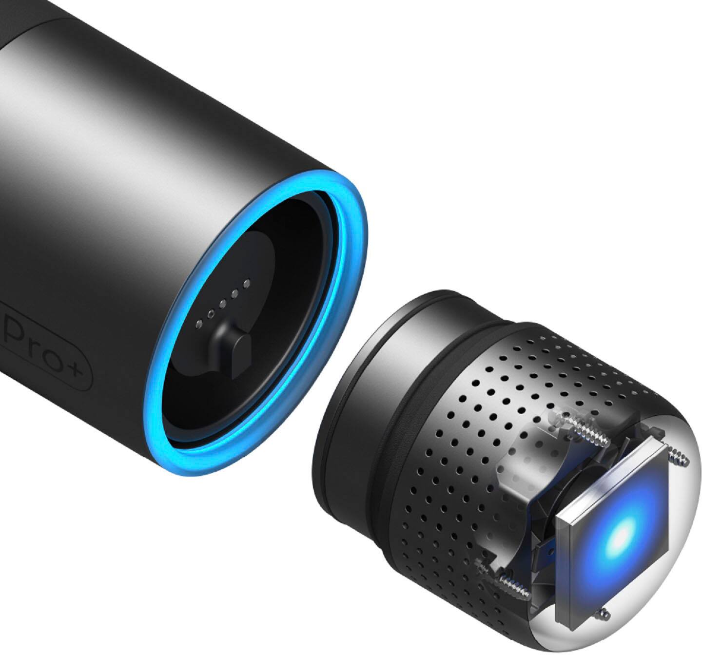 Alt View 20. Sharper Image - Powerboost Pro+ Hot and Cold Percussion Massager - Black.