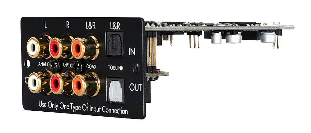 Angle. Sonance - HYBRID INPUT MODULE - Digital/Analog Card for DSP Amplifiers (Each) - Black.