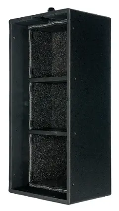 Front. Sonance - MEDIUM IS NARROW ENCLOSURE - Invisible Series Medium Narrow Enclosure for IS8, IS10W Speaker (Each) - Black.