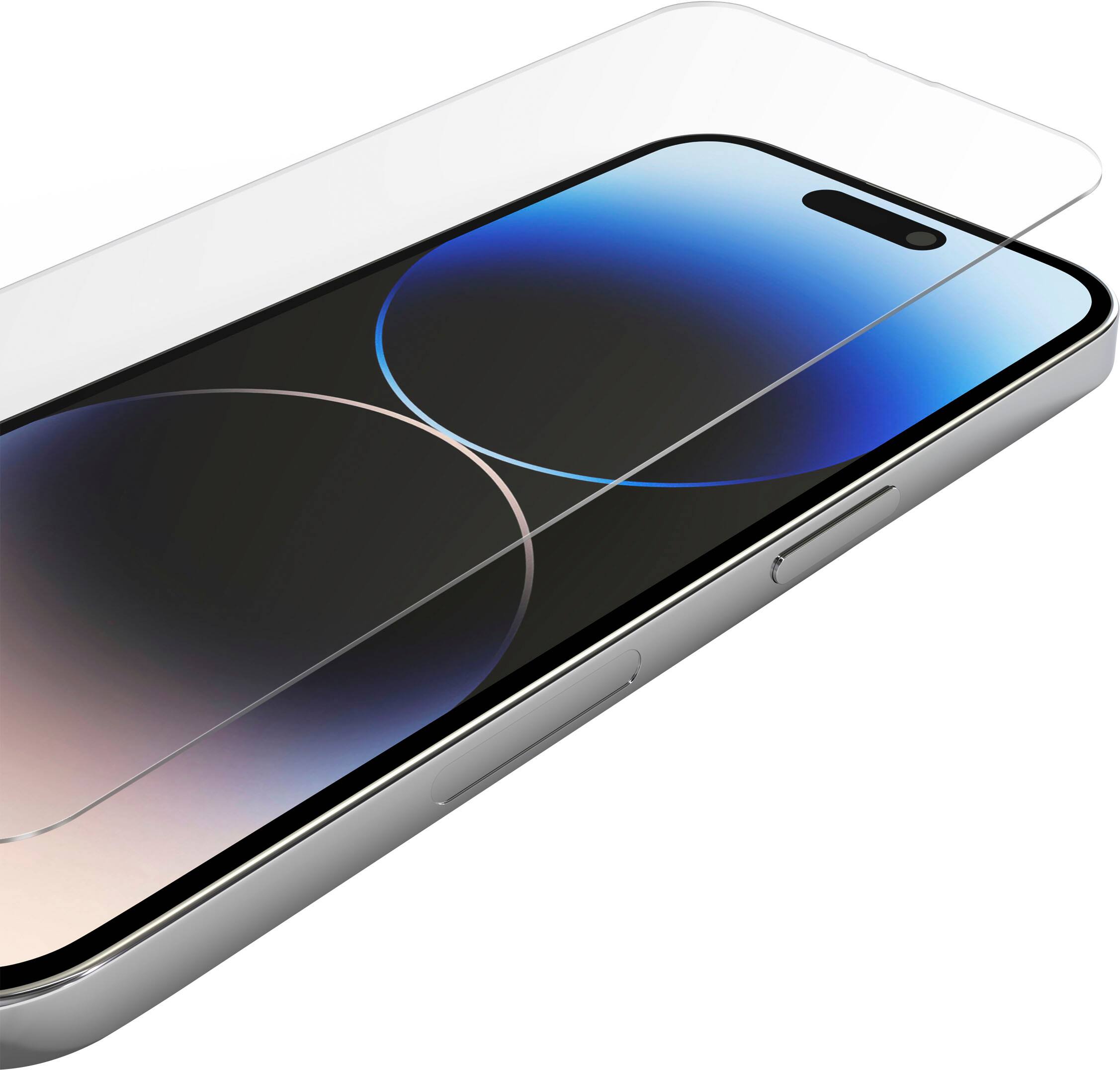 Alt View 12. BodyGuardz - Pure 3 Glass Screen Protector for Apple iPhone 14 Pro - Clear.