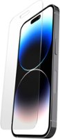 BodyGuardz - Pure Glass Screen Protector for Apple iPhone 14 Pro - Clear - Angle_Zoom