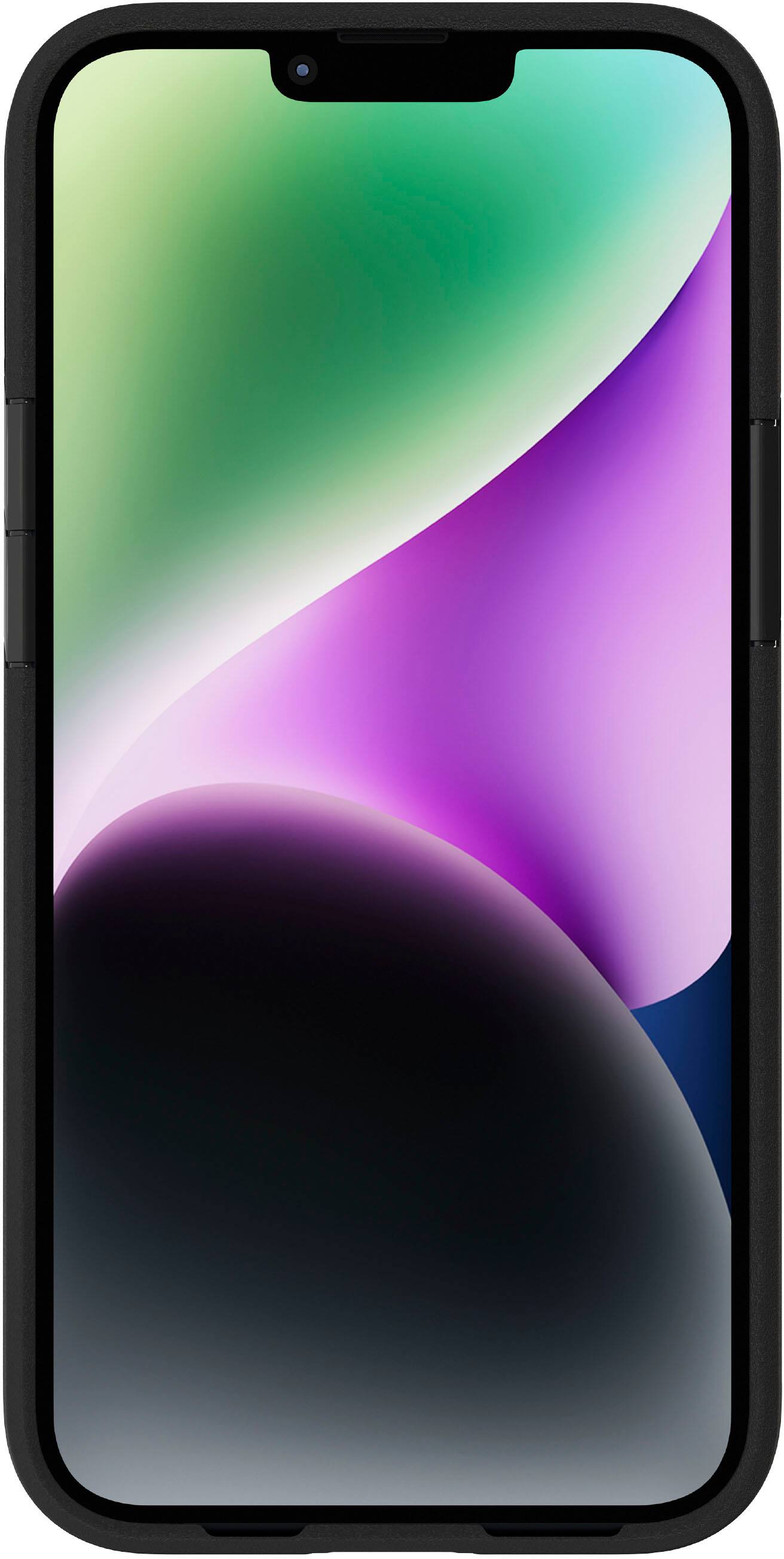 Angle. BodyGuardz - Solitude Case for iPhone 14 Plus - Black.