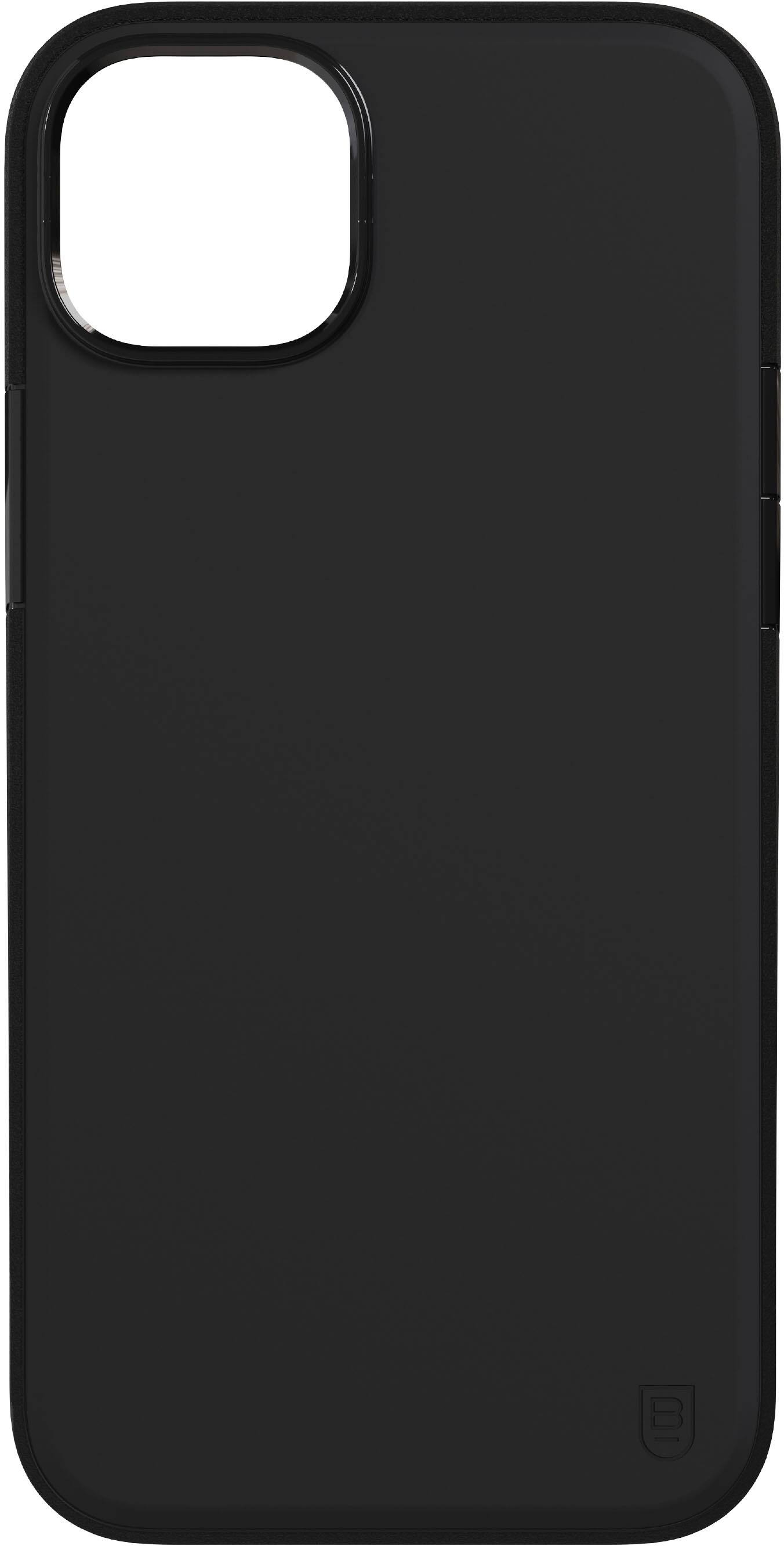 Left. BodyGuardz - Solitude Case for iPhone 14 Plus - Black.