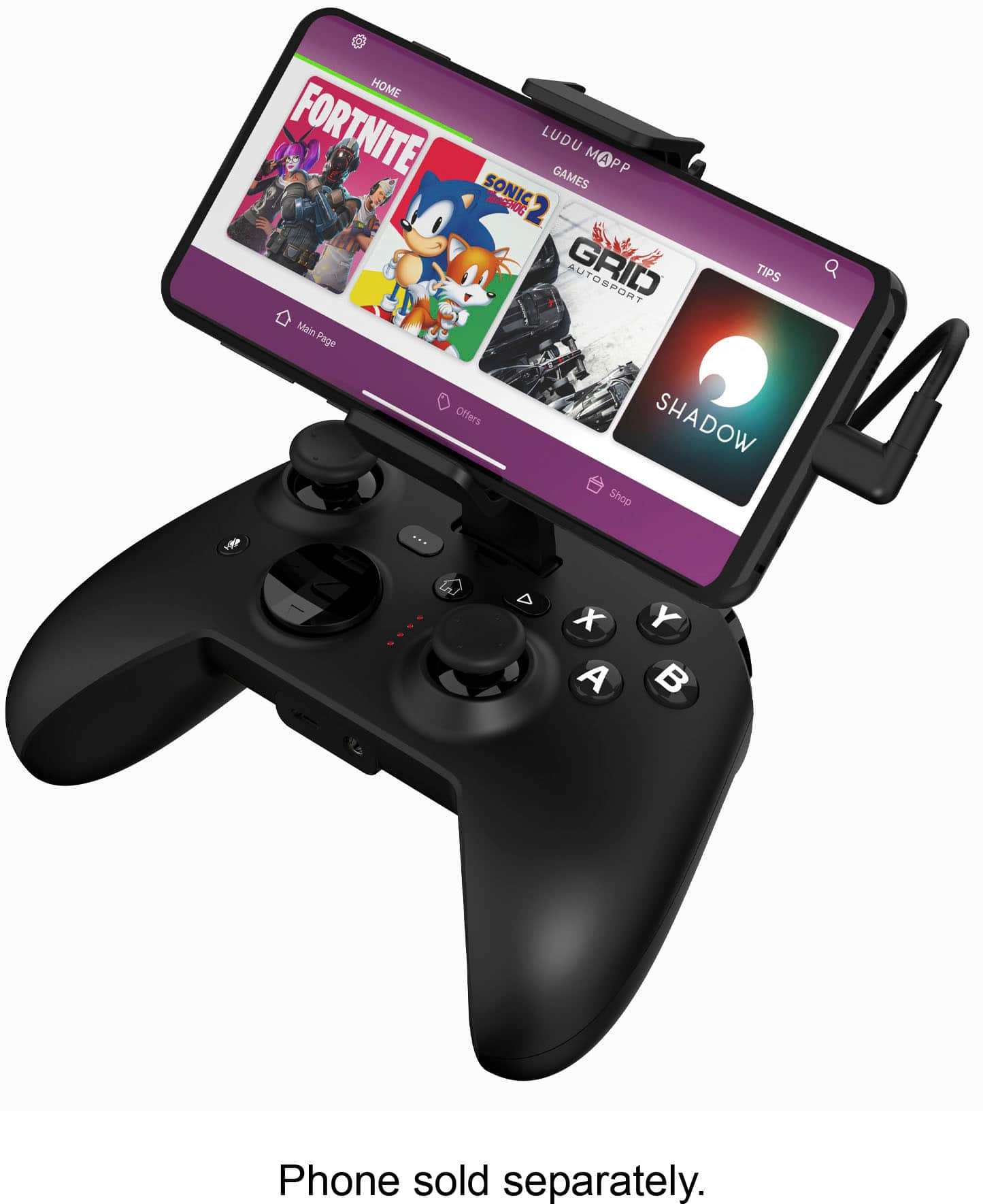 Best Buy: RiotPWR Mobile Gaming Controller for Android Devices Black  57239BBR