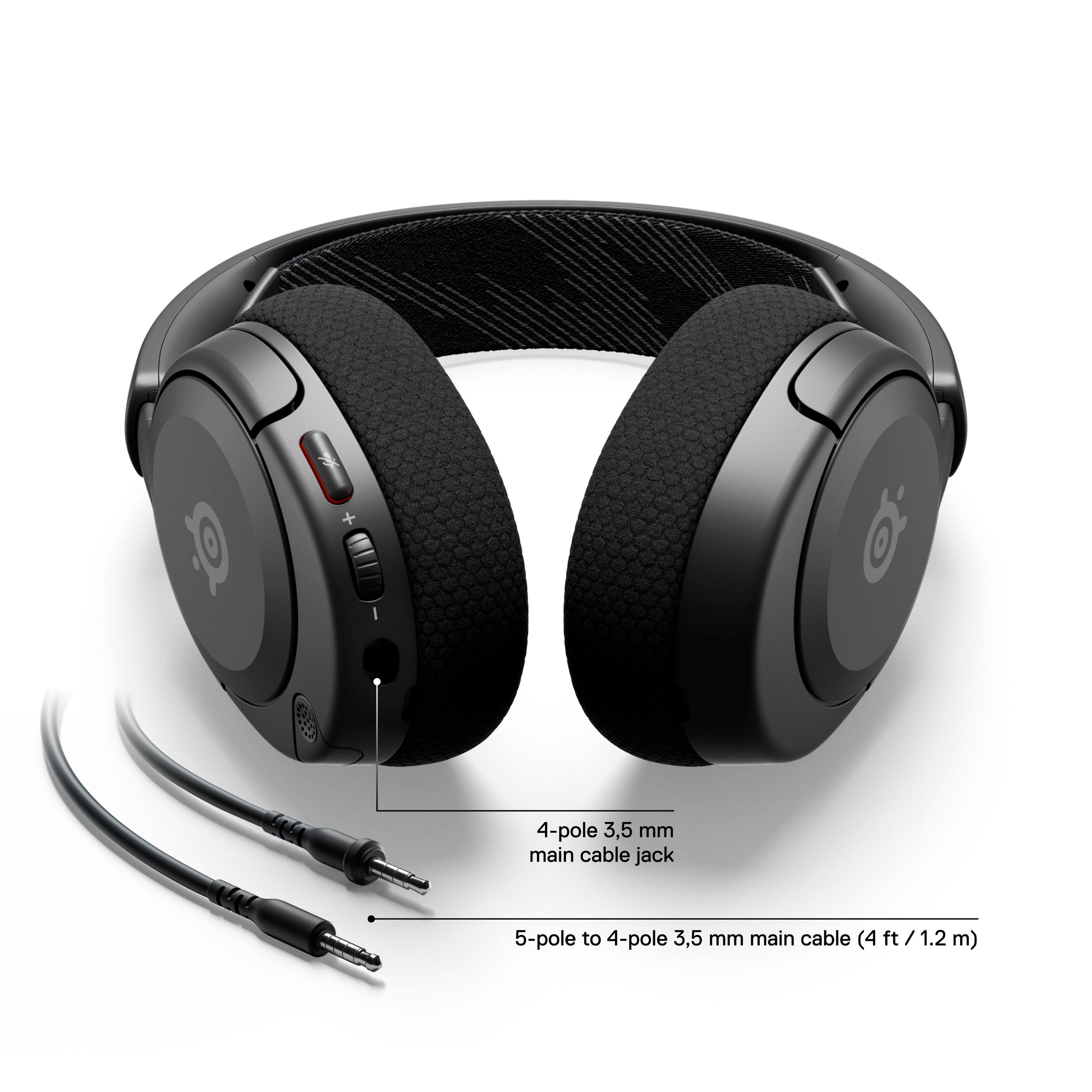 Alt View 14. SteelSeries - Arctis Nova 1P Wired Gaming Headset for PS5, PS4 - Black.