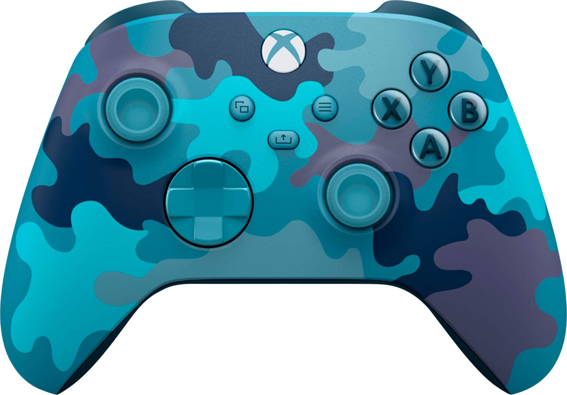 Front. Microsoft - Xbox Wireless Controller for Xbox Series X, Xbox Series S, Xbox One, Windows Devices - Mineral Camo Special Edition.