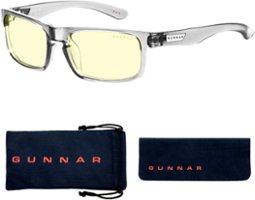 GUNNAR - Blue Light Gaming & Computer Glasses - Enigma - Grey Crystal - Front_Zoom