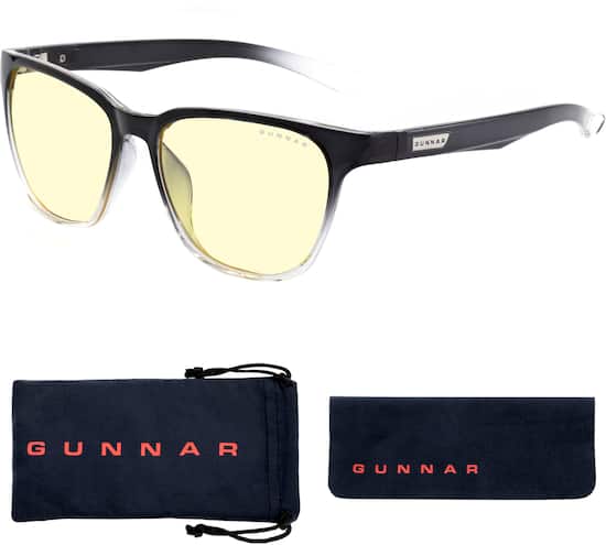 GUNNAR Blue Light Gaming Computer Glasses Berkeley Onyx Fade BER