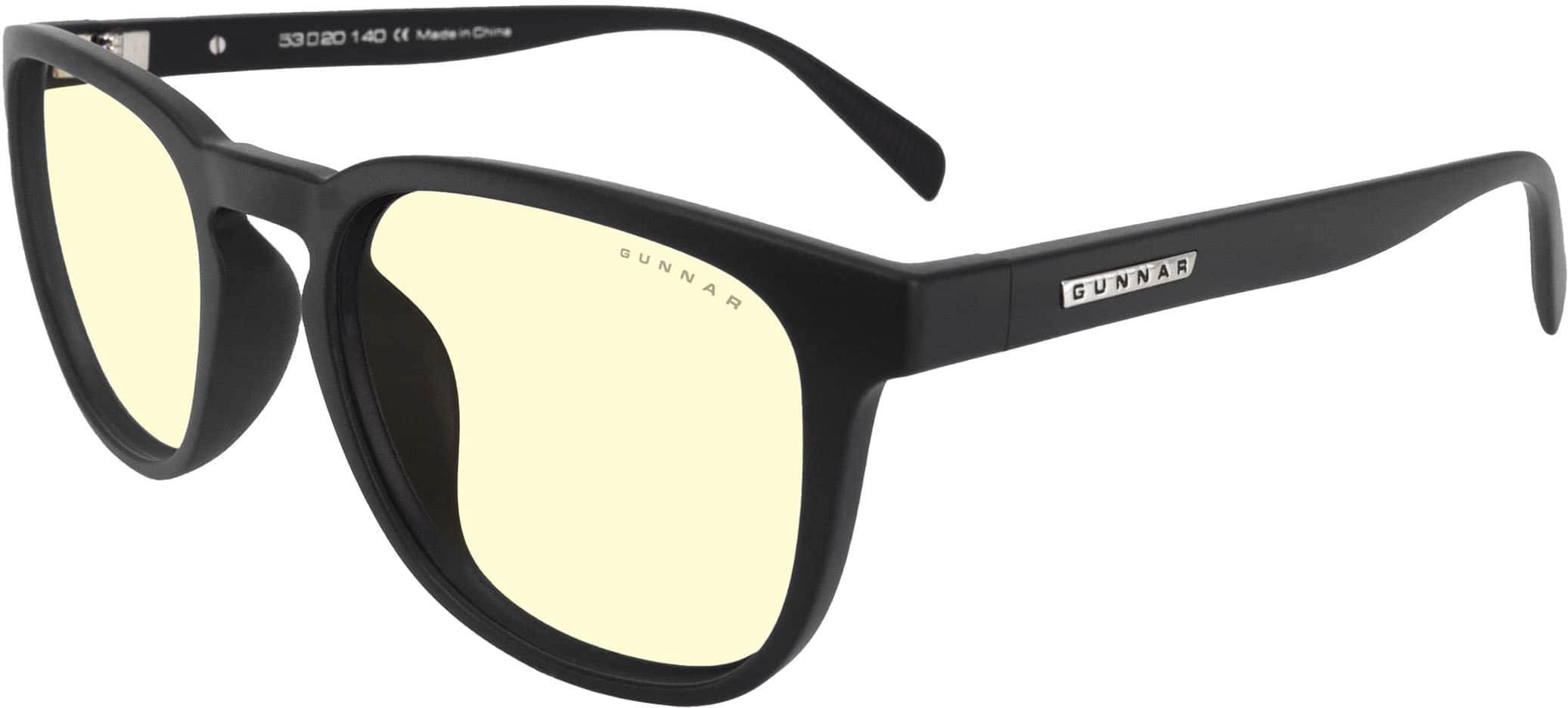 Alt View 12. GUNNAR - Blue Light Gaming & Computer Glasses - Oakland - Onyx.