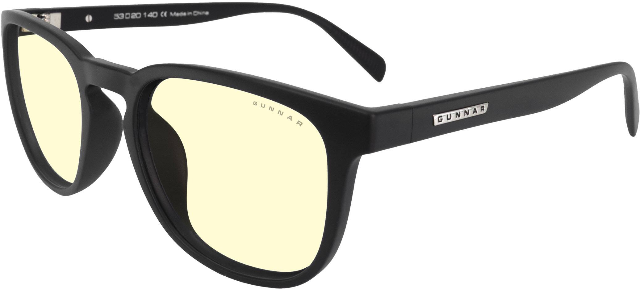 Alt View 12. GUNNAR - Blue Light Gaming & Computer Glasses - Oakland - Onyx.