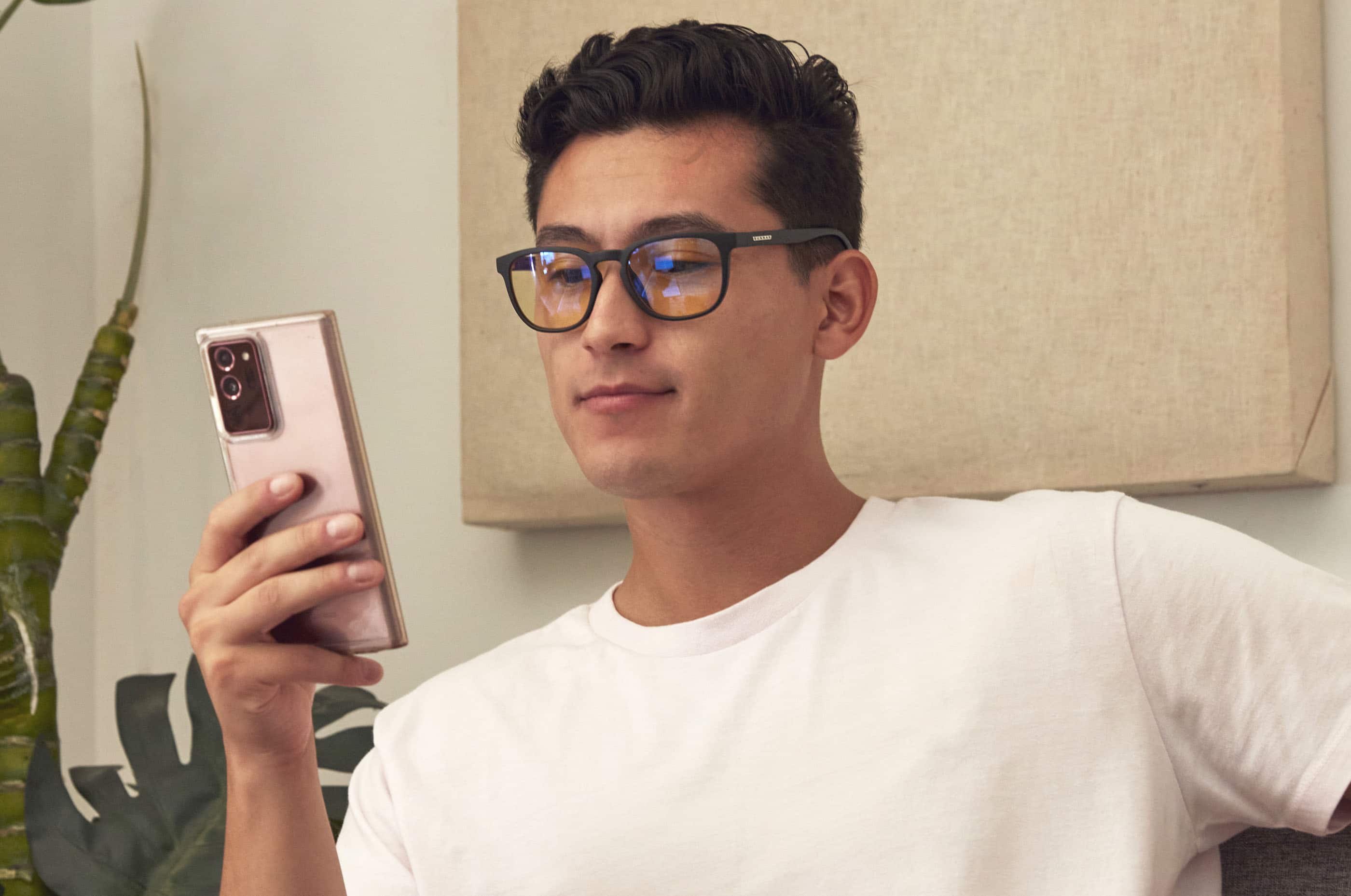 Angle. GUNNAR - Blue Light Gaming & Computer Glasses - Oakland - Onyx.