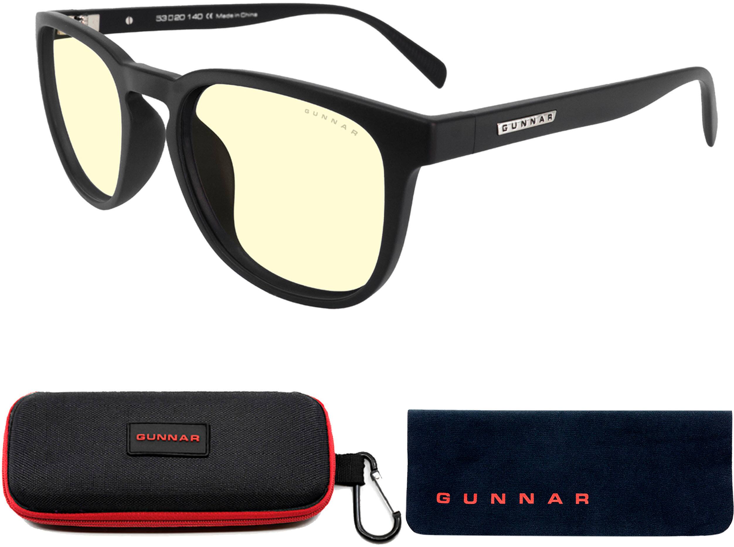 Front. GUNNAR - Blue Light Gaming & Computer Glasses - Oakland - Onyx.