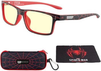 GUNNAR - Blue Light Gaming & Computer Glasses - Cruz Spider Man - Red - Front_Zoom