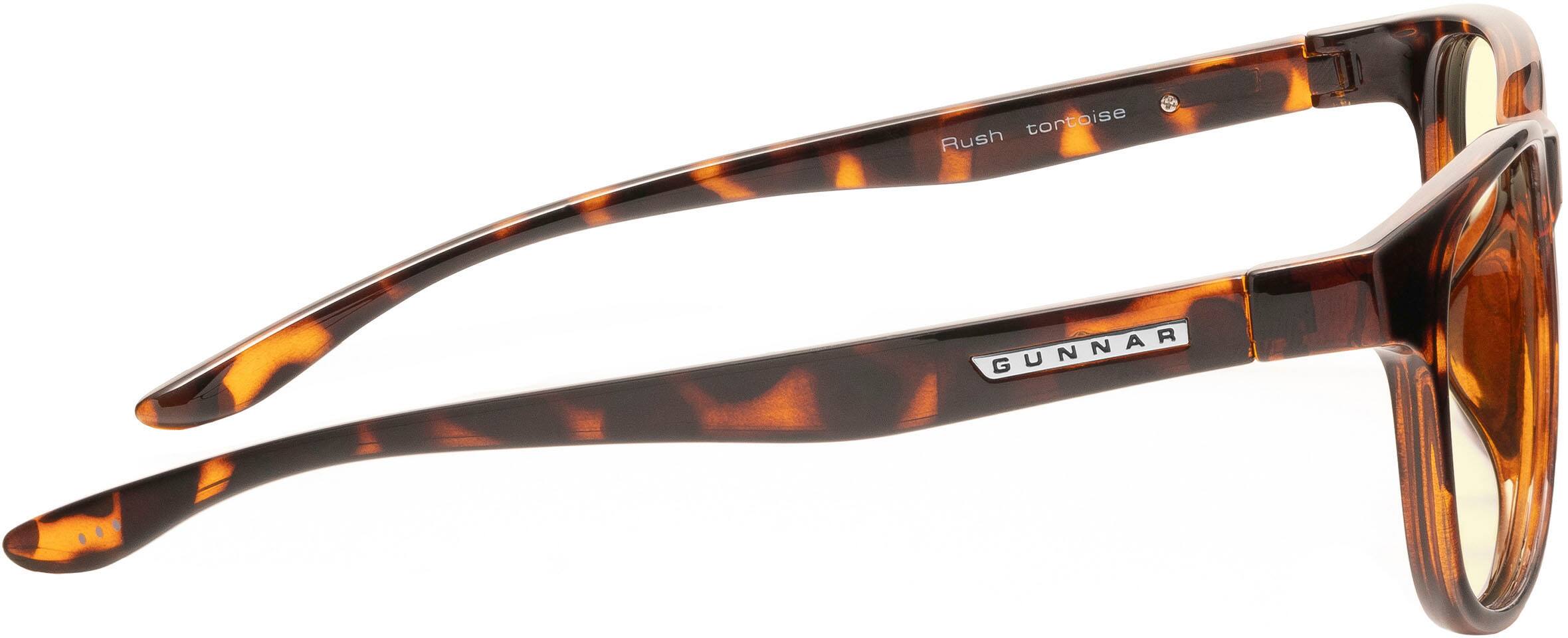 Left. GUNNAR - Blue Light Gaming & Computer Glasses - Rush - Tortoise.