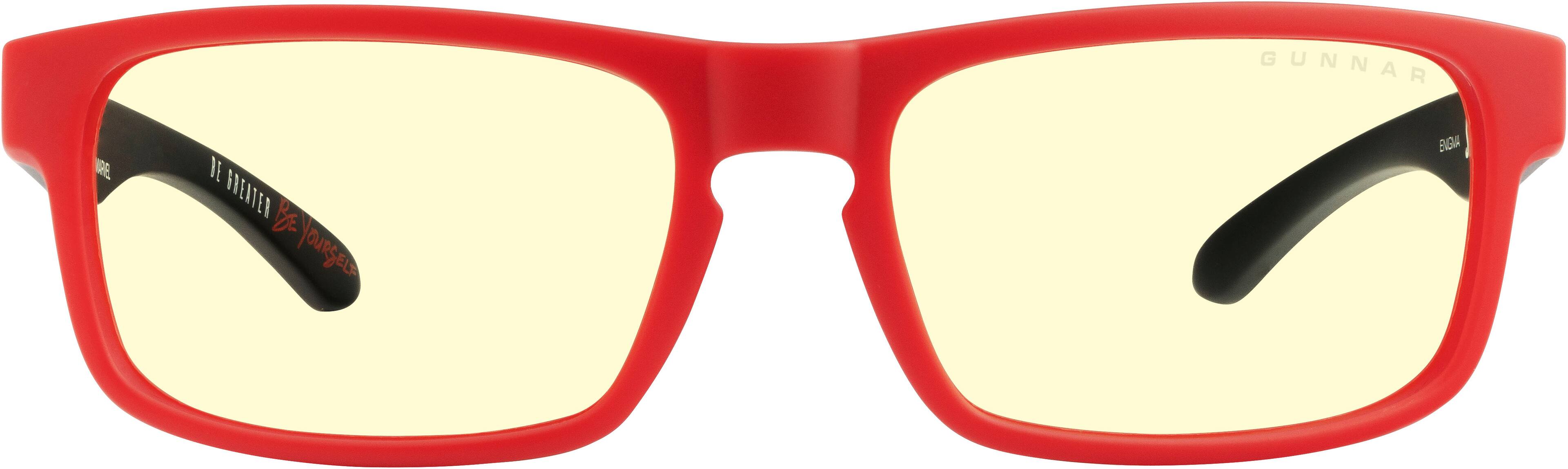 Angle. GUNNAR - Blue Light Gaming & Computer Glasses - Enigma Spider Man - Red.