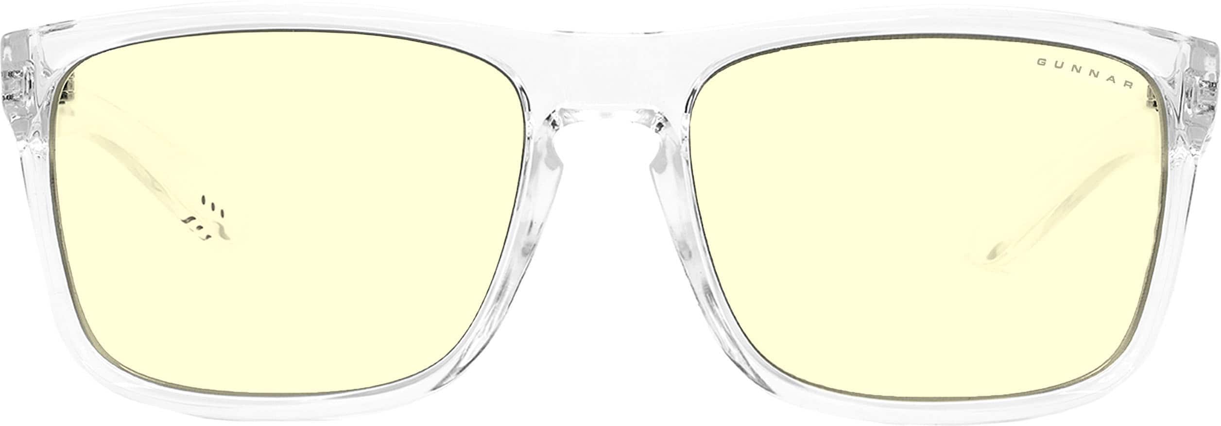 Left. GUNNAR - Blue Light Gaming & Computer Glasses - Intercept - Crystal.