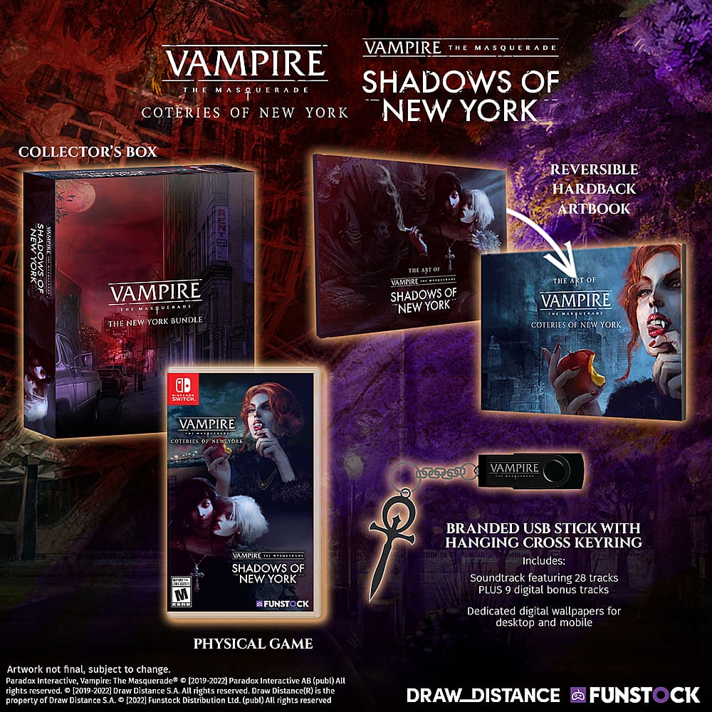 Vampire: The Masquerade - Coteries of New York Now Available on