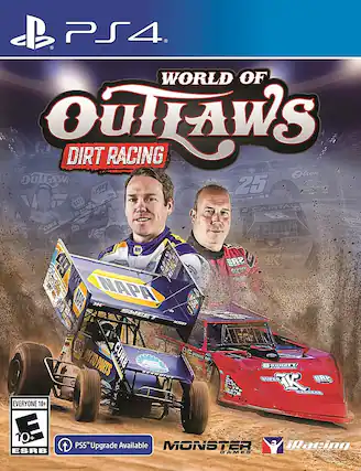 Front. Motorsport Games - World of Outlaws Dirt Racing. - E10+ (Everyone 10+)