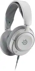 Front. SteelSeries - Arctis Nova 1P Wired Gaming Headset for PS5, PS4 - White.