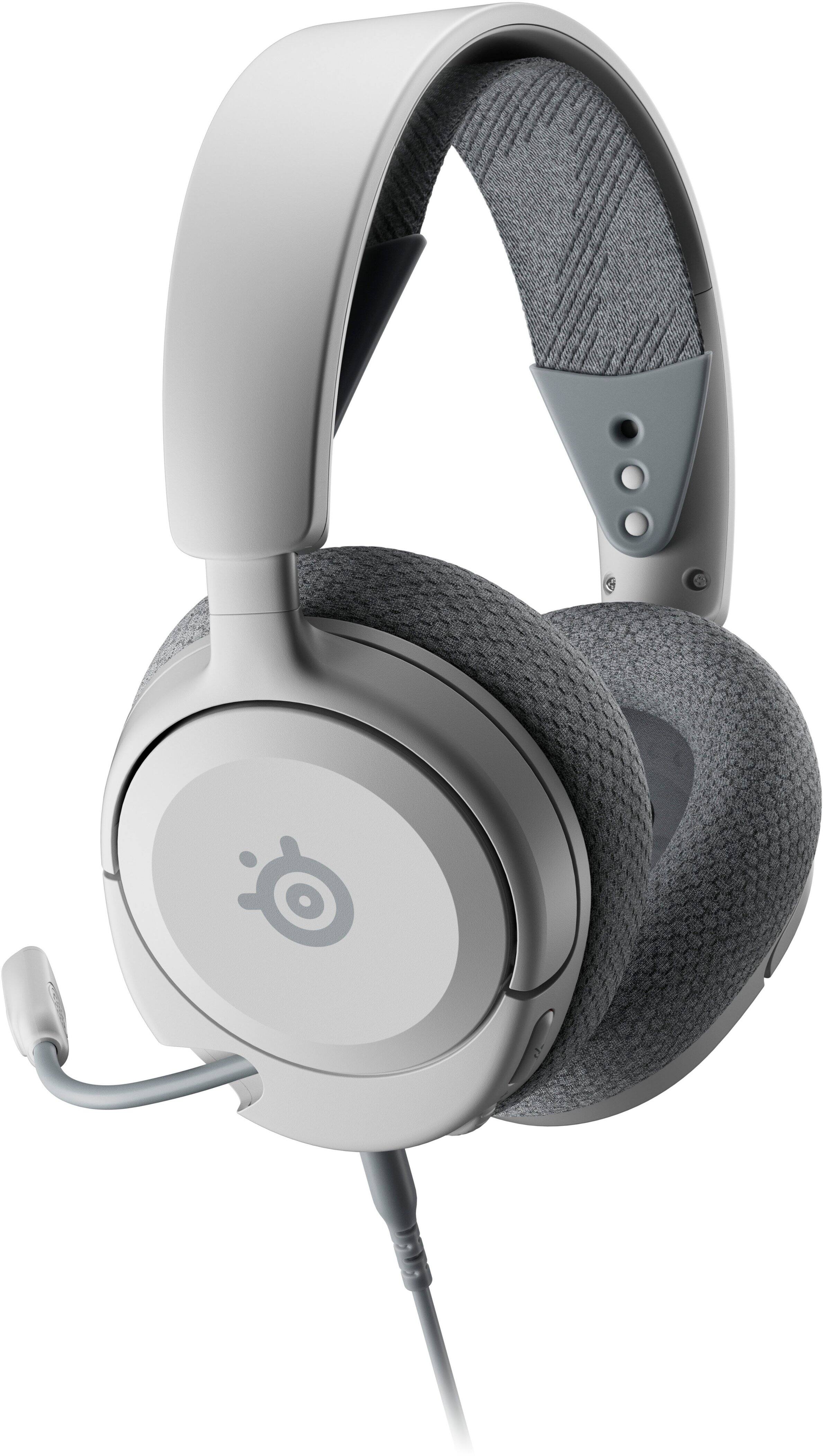 Alt View 13. SteelSeries - Arctis Nova 1P Wired Gaming Headset for PS5, PS4 - White.