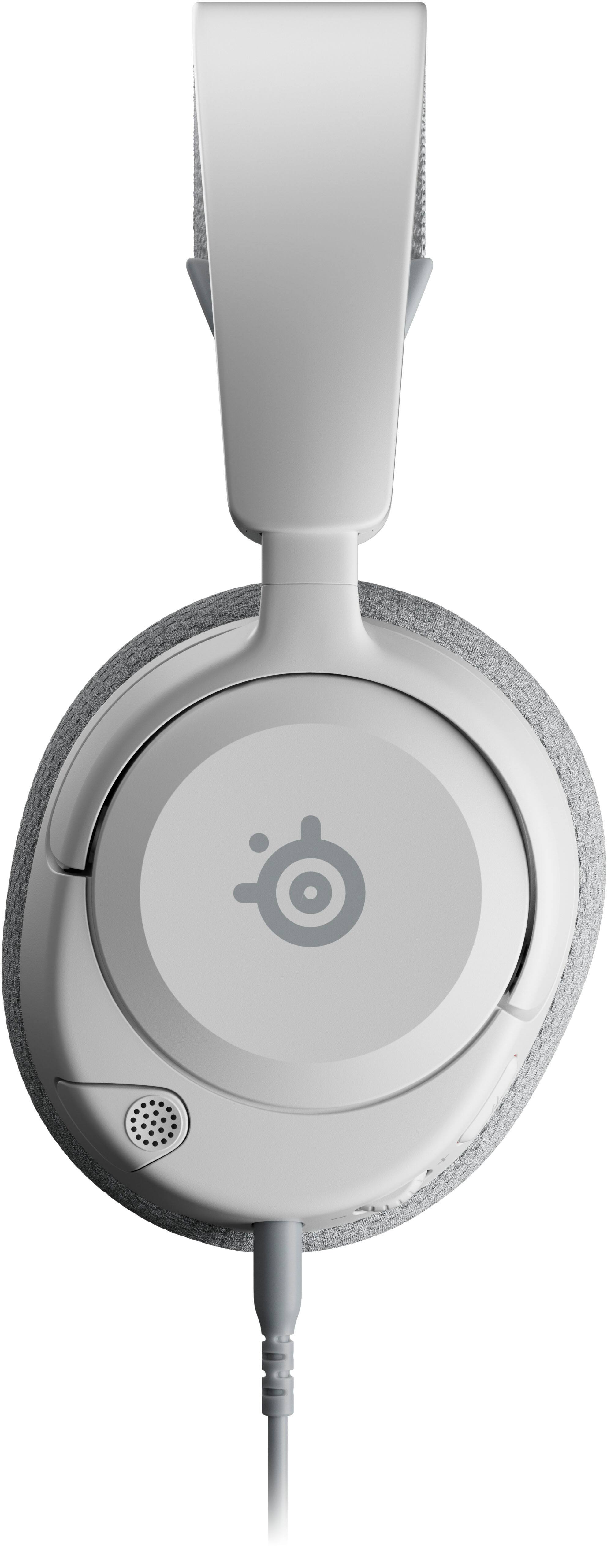 Left. SteelSeries - Arctis Nova 1P Wired Gaming Headset for PS5, PS4 - White.