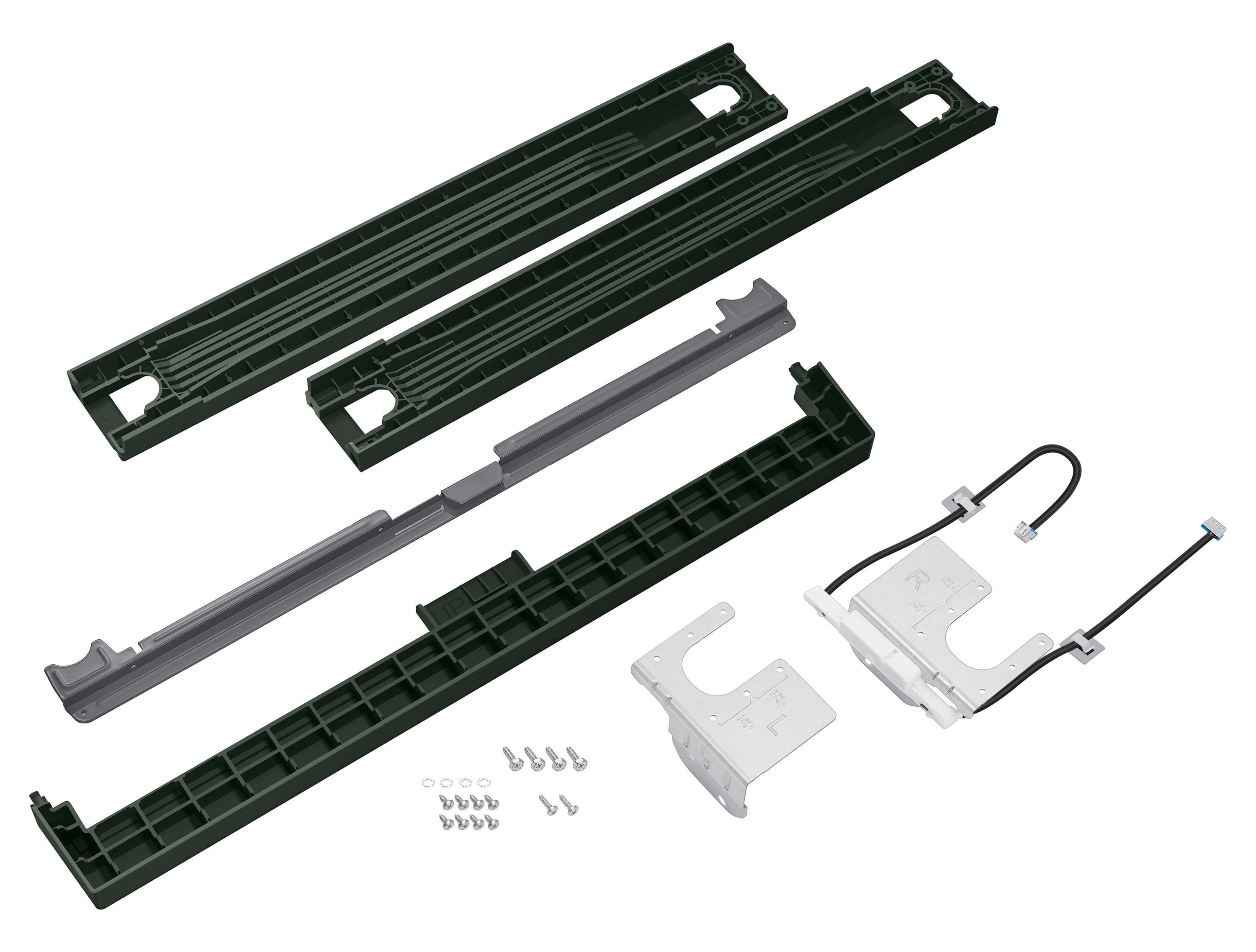 Samsung - Bespoke Stacking and MultiControl Combo Kit - Forest Green - Front_Zoom