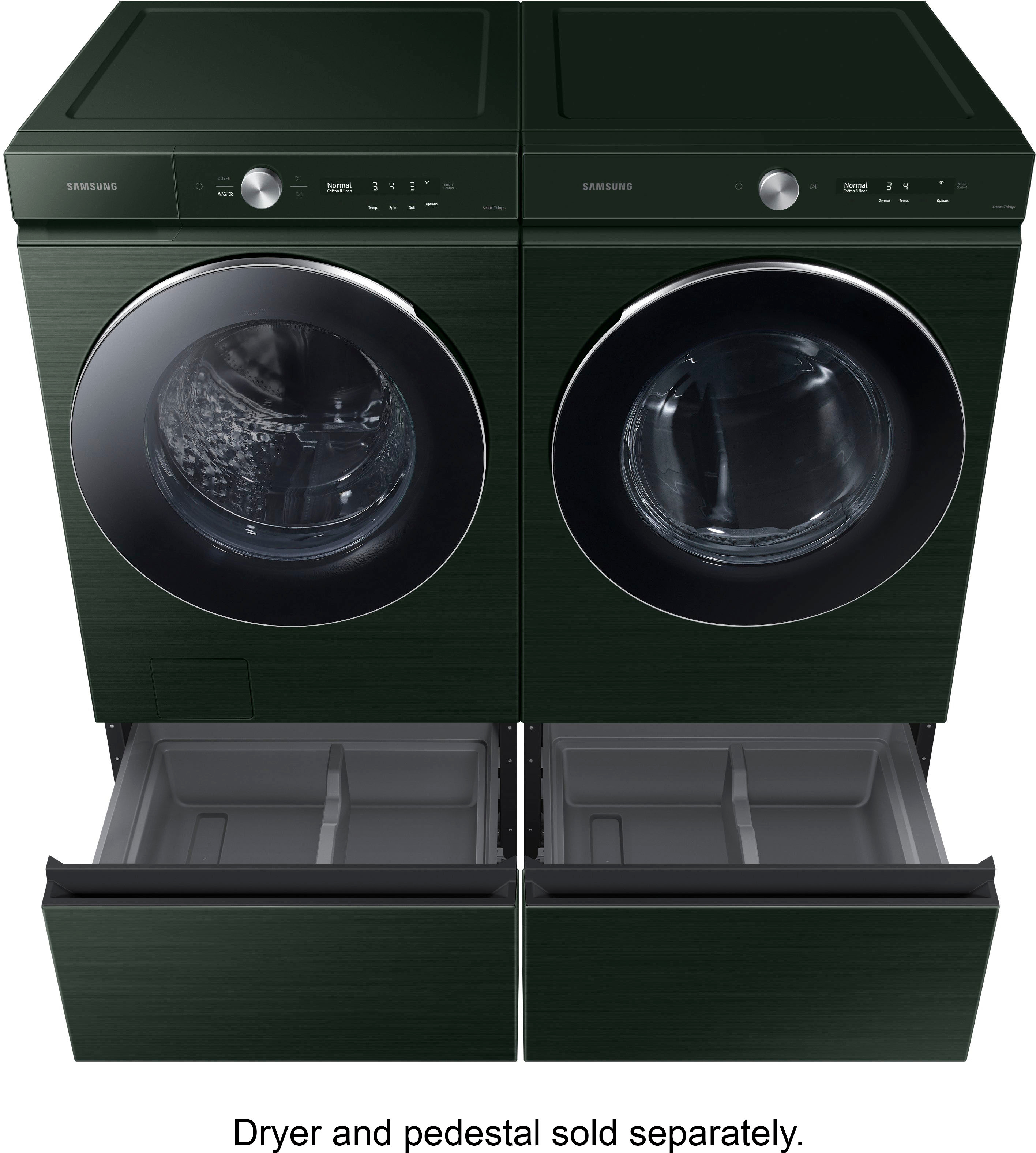 The Samsung Bespoke Ultra Capacity Front Loading Washer and Dryer