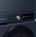 Alt View 18. Samsung - BESPOKE 7.5 Cu. Ft. Stackable Smart Electric Dryer with Steam and AI Smart Dial - Brushed Navy.