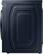Alt View 21. Samsung - BESPOKE 7.5 Cu. Ft. Stackable Smart Electric Dryer with Steam and AI Smart Dial - Brushed Navy.