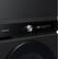 Alt View 18. Samsung - BESPOKE 4.6 cu. ft. Large Capacity Front Load Washer with Super Speed Wash and AI Smart Dial - Brushed Black.