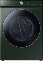 Samsung - BESPOKE 7.6 Cu. Ft. Stackable Smart Gas Dryer with Steam and AI Optimal Dry - Forest Green - Front_Zoom