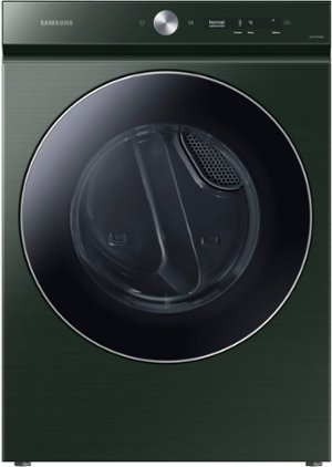 Samsung - BESPOKE 7.6 Cu. Ft. Stackable Smart Gas Dryer with Steam and AI Optimal Dry - Forest Green