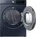 Front. Samsung - BESPOKE 7.5 Cu. Ft. Stackable Smart Gas Dryer with Steam and AI Smart Dial - Brushed Navy.
