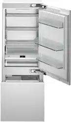 Bertazzoni - 30'' Built-in Refrigerator - Stainless Steel - Front_Zoom