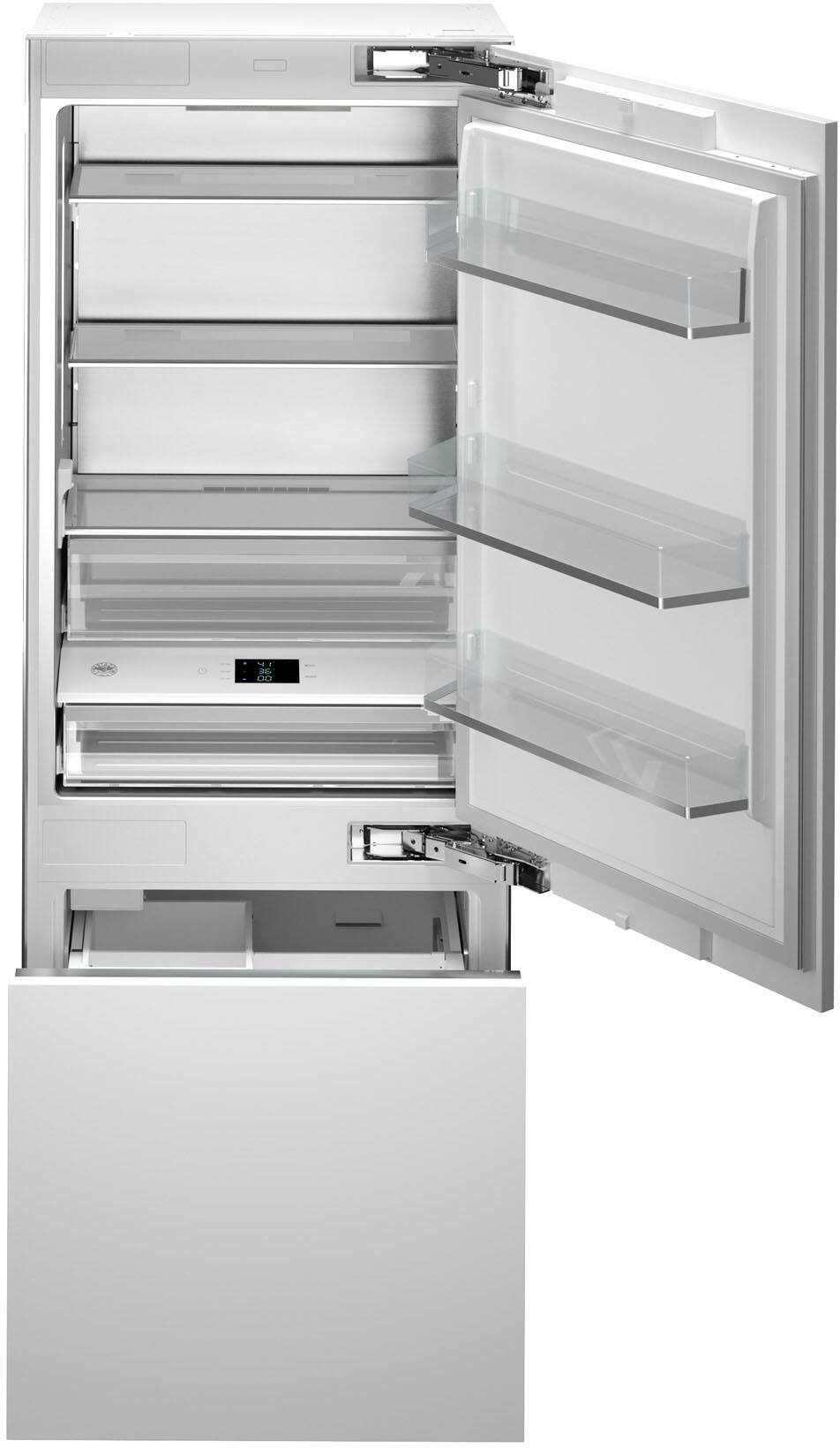 Front. Bertazzoni - 30'' Built-in Refrigerator - Stainless Steel.