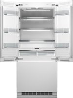 Bertazzoni - 19.6 Cu Ft. French Door Bottom-Freezer Refrigerator with Ice Maker and Internal Water Dispenser - Stainless Steel - Front_Zoom