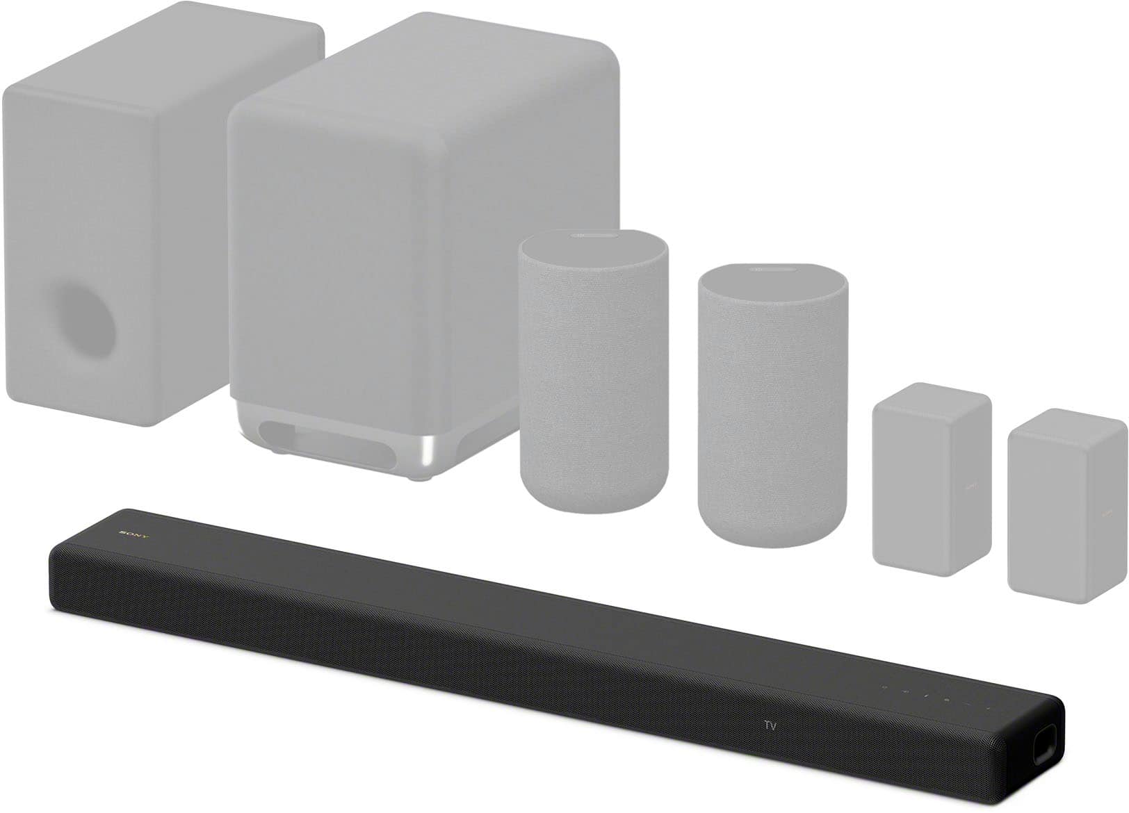 Alt View 16. Sony - HTA3000 3.1 ch Dolby Atmos Soundbar - Black.