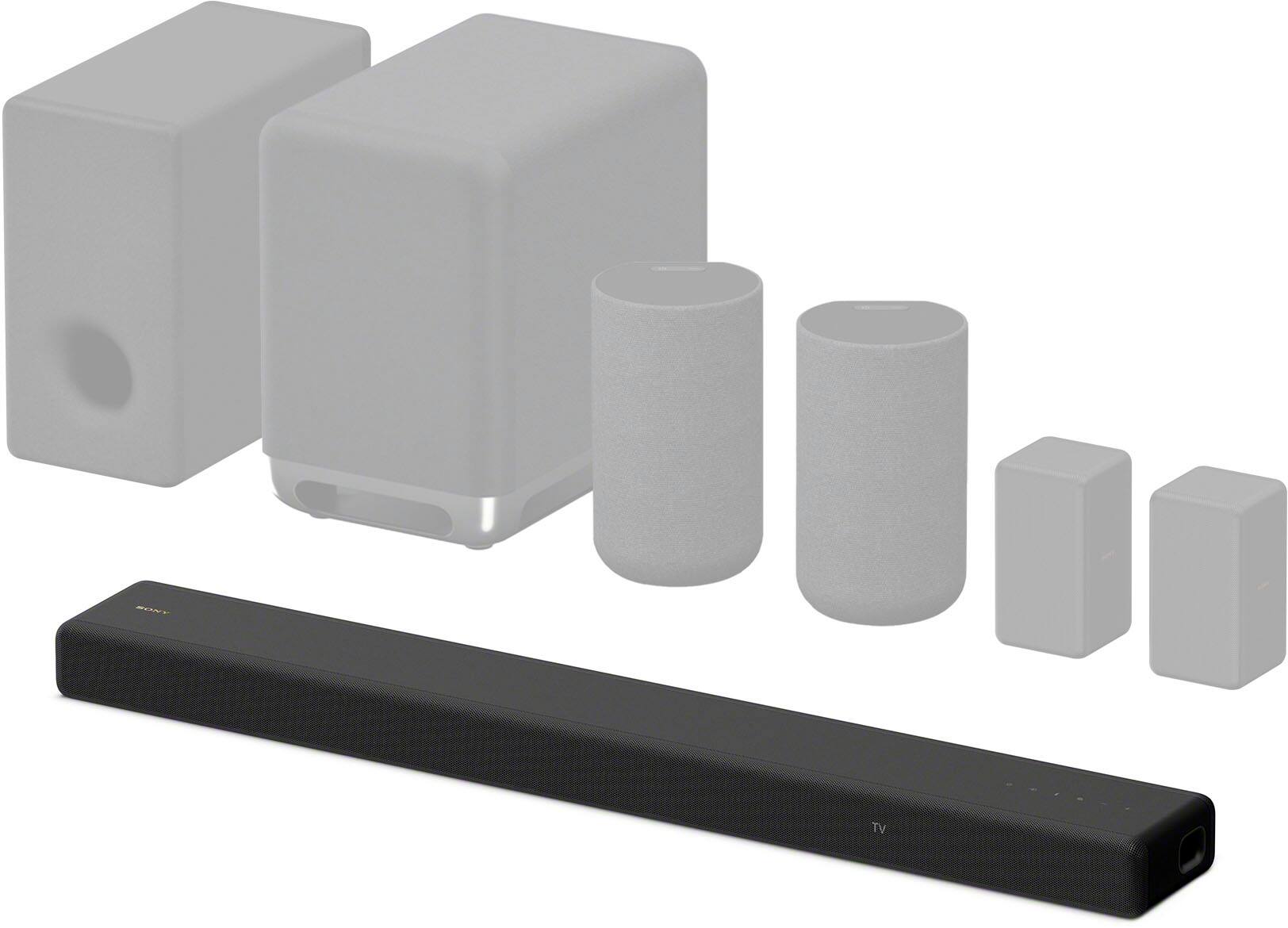 Alt View 16. Sony - HTA3000 3.1 ch Dolby Atmos Soundbar - Black.