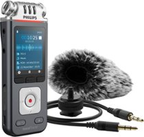 Philips - VoiceTracer DVT7110 Audio with Video Recorder - Silver - Front_Zoom