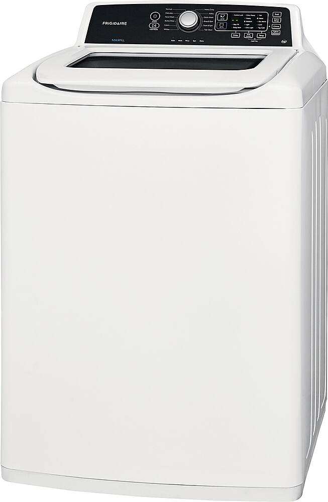Angle. Frigidaire - High Efficiency Top Load Washer - White.