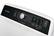 Alt View 6. Frigidaire - 6.7 Cu. Ft. Free Standing Electric Dryer - White.