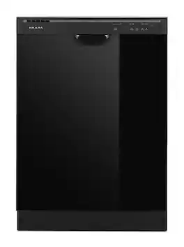Amana - 24" Front Control Built-In Dishwasher with Triple Filter Wash and 59 dBA - Black