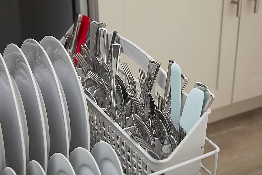 Alt View 21. Amana - Front Control Built-In Dishwasher with Triple Filter Wash and 59 dBa - Black.