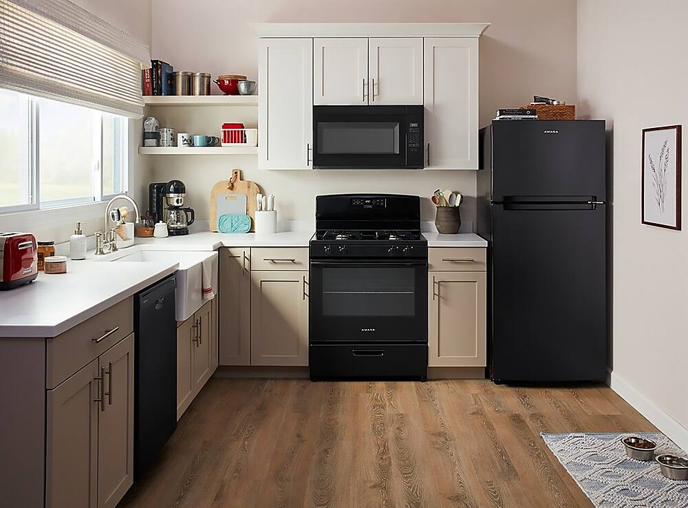 Alt View 26. Amana - Front Control Built-In Dishwasher with Triple Filter Wash and 59 dBa - Black.