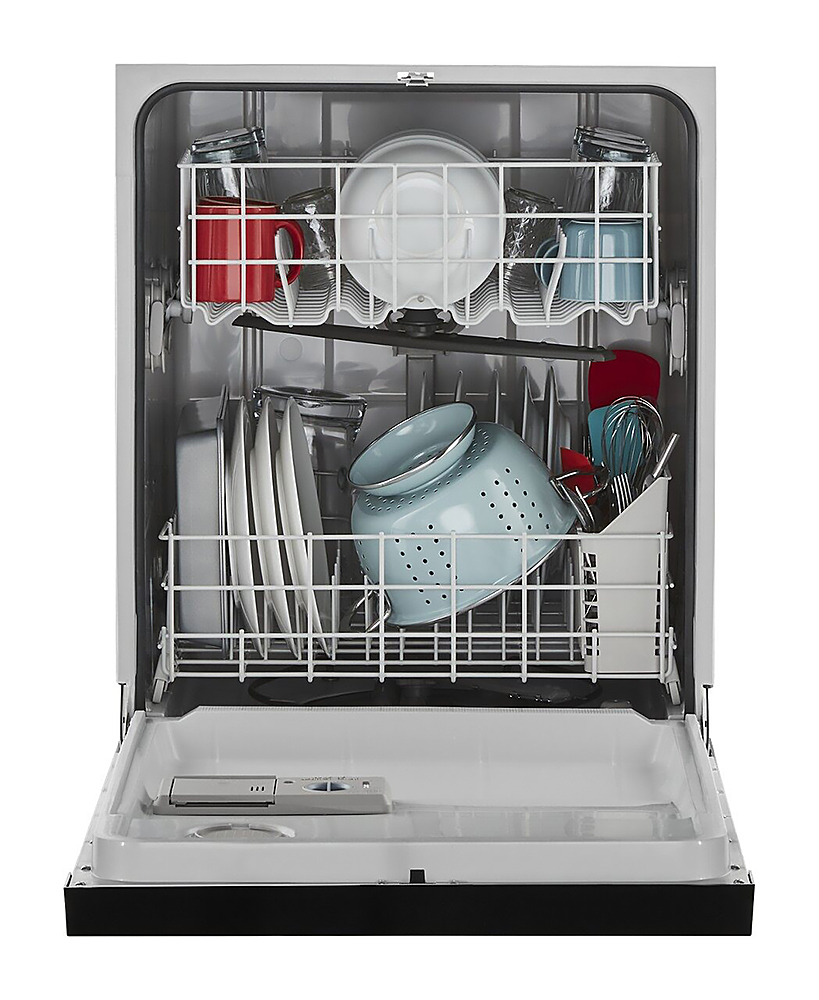 Alt View 2. Amana - Front Control Built-In Dishwasher with Triple Filter Wash and 59 dBa - Black.